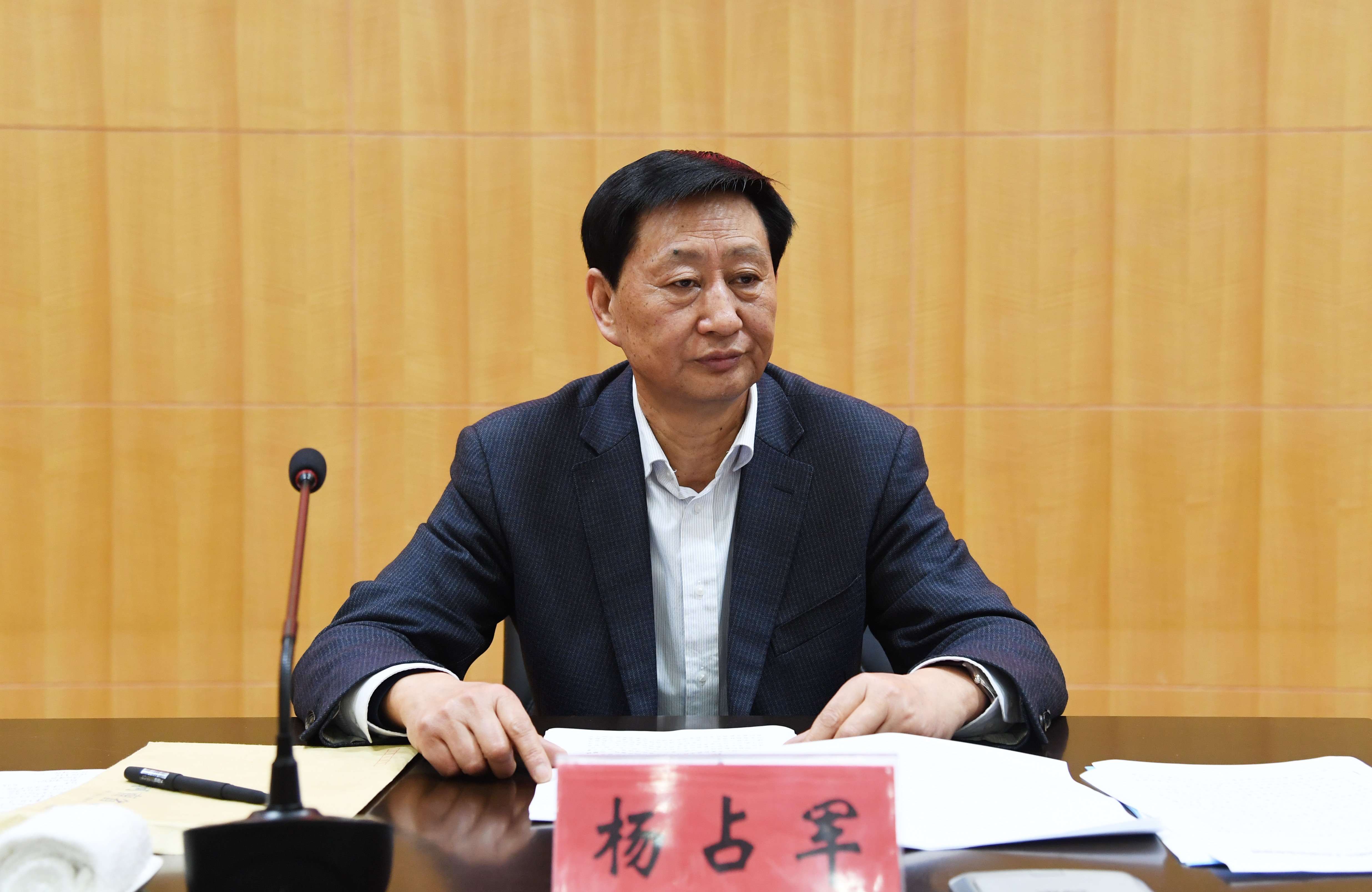 2省教育厅学生处调研员、河南省大中专学校学生信息咨询与就业指导服务中心党总支书记杨占军讲话.JPG