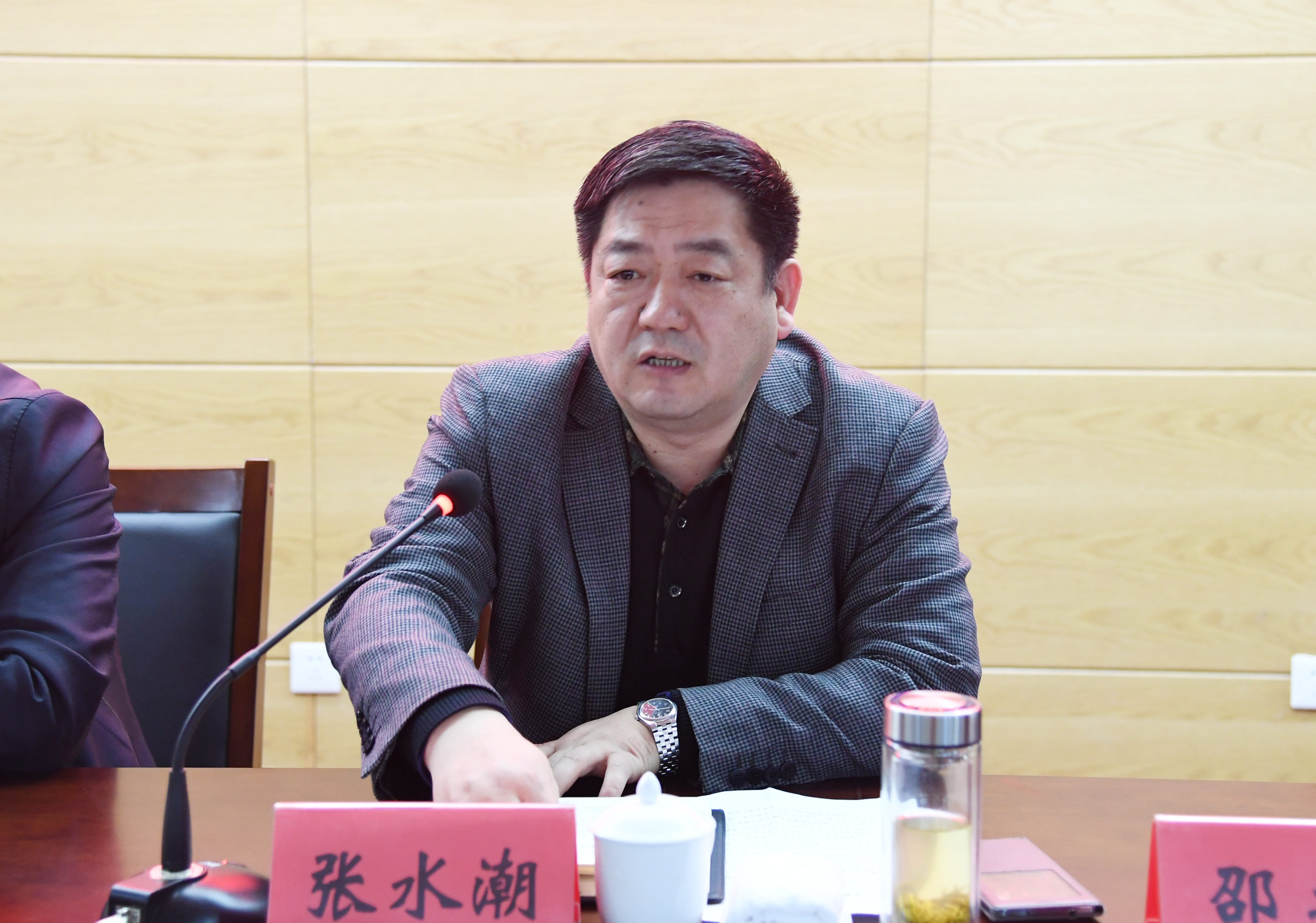 3省委高校工委统战处处长张水潮讲话.JPG
